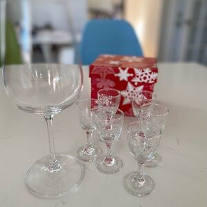 Set of 6 liquor or port glasses
